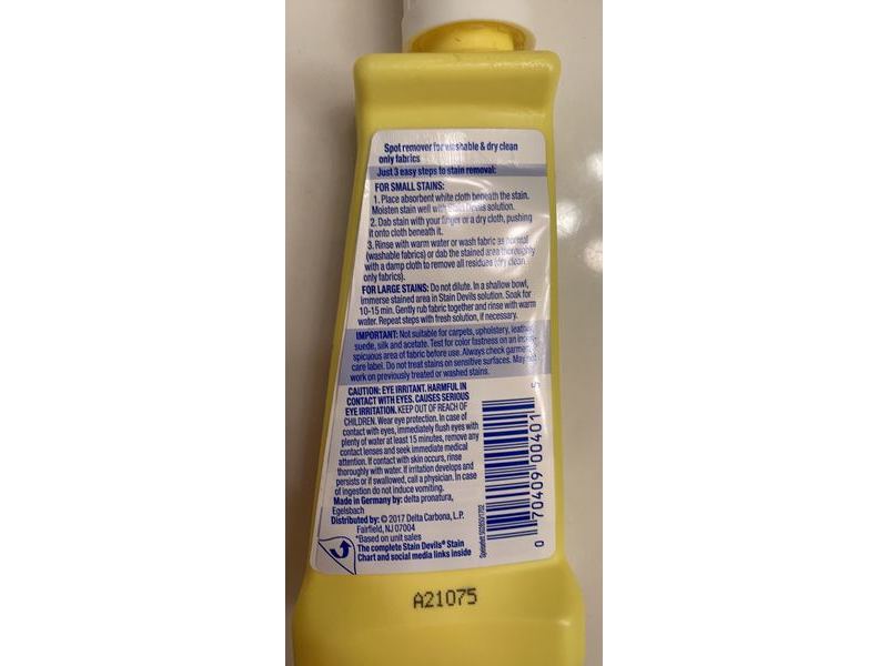 Carbona Stain Devils Stain Removers, Fat & Cooking Oil, 1.7 oz/50 mL