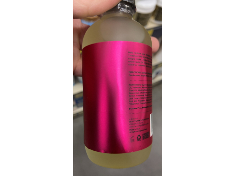 Pierre's Apothecary Repairing Treatment Oil, Jojoba Oil & Caster Oil, 4 fl oz/120 mL