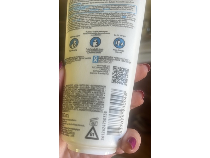 La Roche-Posay Lipikar Ap+Max Triple Action Balm, 200 mL