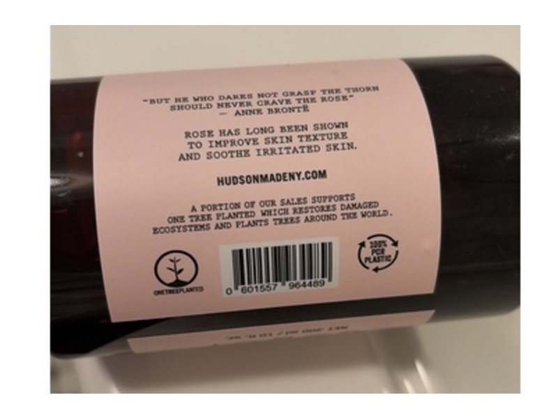 Hudson Made Apothecary Rose Hand Soap, 10 fl oz/300 mL