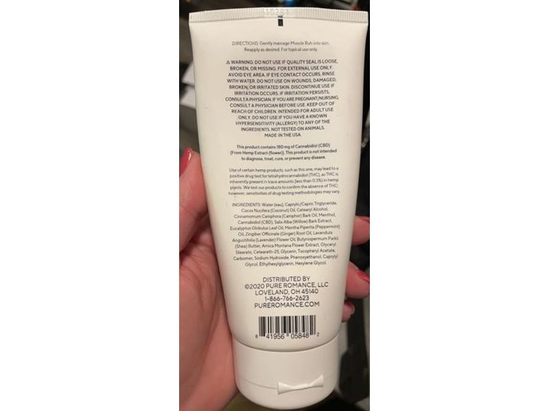 Heli Pure Romance Muscle Rub, 6 fl oz/180 mL