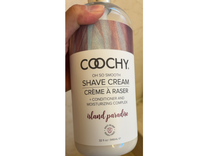 Coochy Conditioner & Moisturizing Complex Shave Cream, Island Paradise, 32 fl oz/946 mL