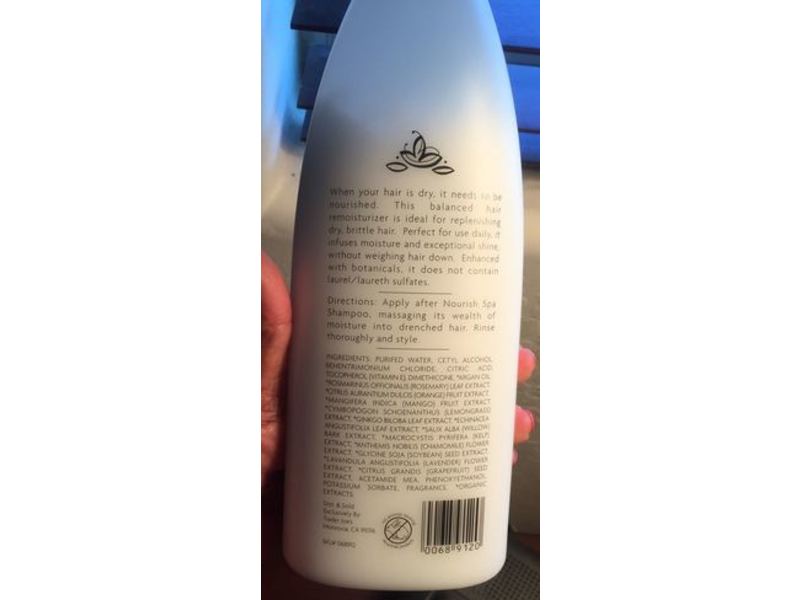 Trader Joe's Nourish Spa Conditioner, 16.9 fl oz / 500 mL