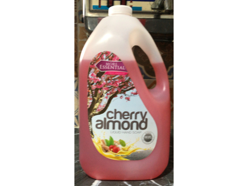 Jabon More Essential Liquid Hand Soap, Cherry Almond, 125 oz/3.7 L