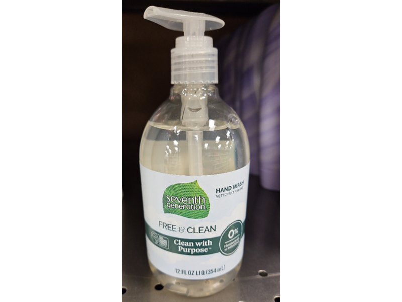 Seventh Generation Hand Wash, Free & Clean, 12 fl oz