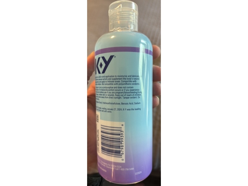 KY Ultra Gel Water Based Lubricant. 8.45 fl oz/250 mL