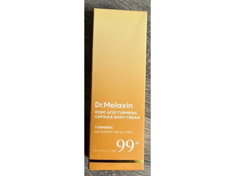 Dr.Melaxin Capsule Body Cream, Kojic Acid Turmeric, 7.05 oz/200 g