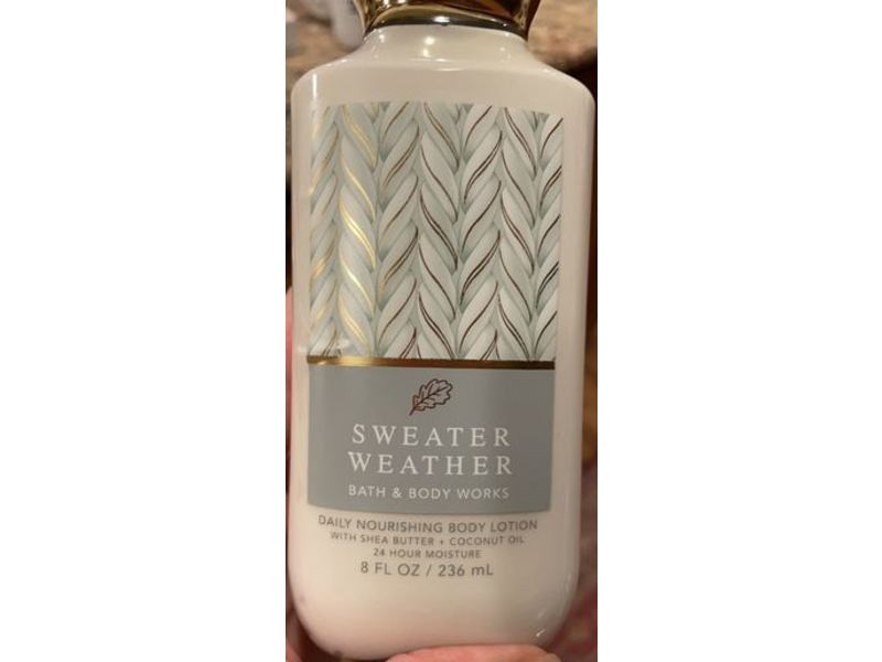 Bath & Body Works Daily Nourishing Body Lotion, Sweater Weather, 8 fl oz/236 mL