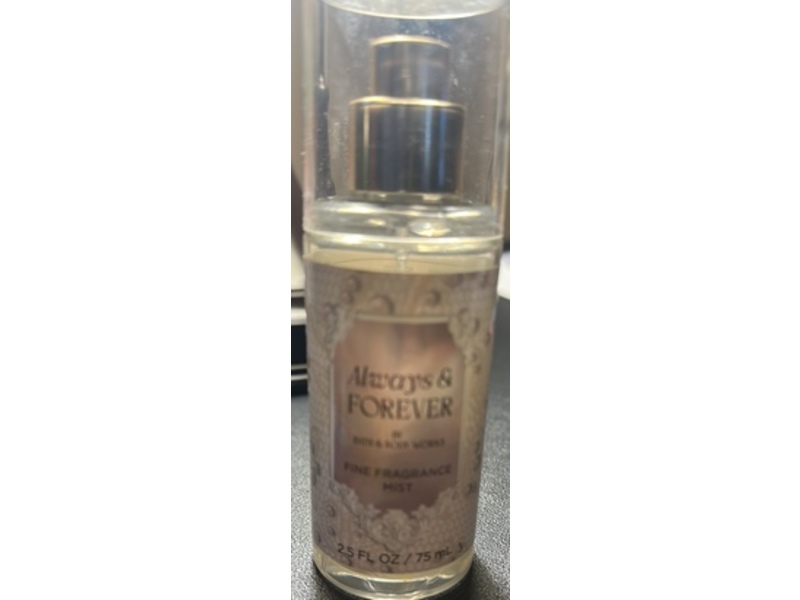 Bath & Body Works Fine Fragrance Mist, Always & Forever, 2.5 fl oz/75 mL