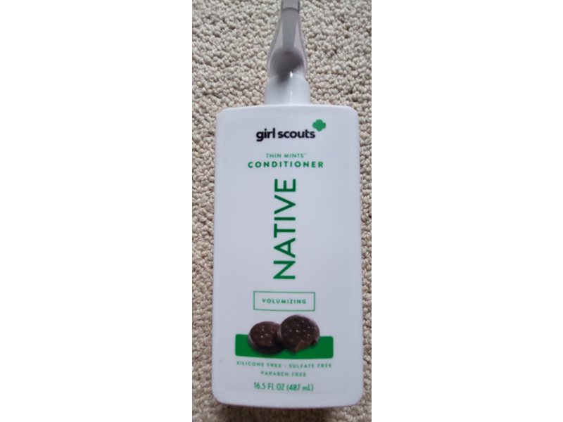 Native Girl Scouts Volumizing Conditioner, Thin Mints, 16.5 fl oz/487 mL