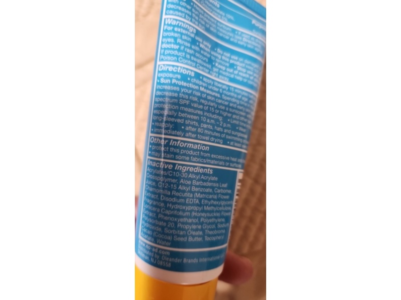 NO-AD Kids Sunscreen Lotion, SPF 50, 3 fl oz/89 mL
