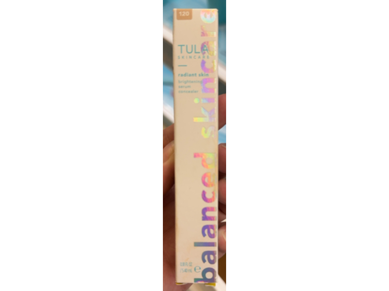 Tula Skin Care Radiant Skin Brightening Serum Concealer, 120, 0.18 fl oz/5.40 mL