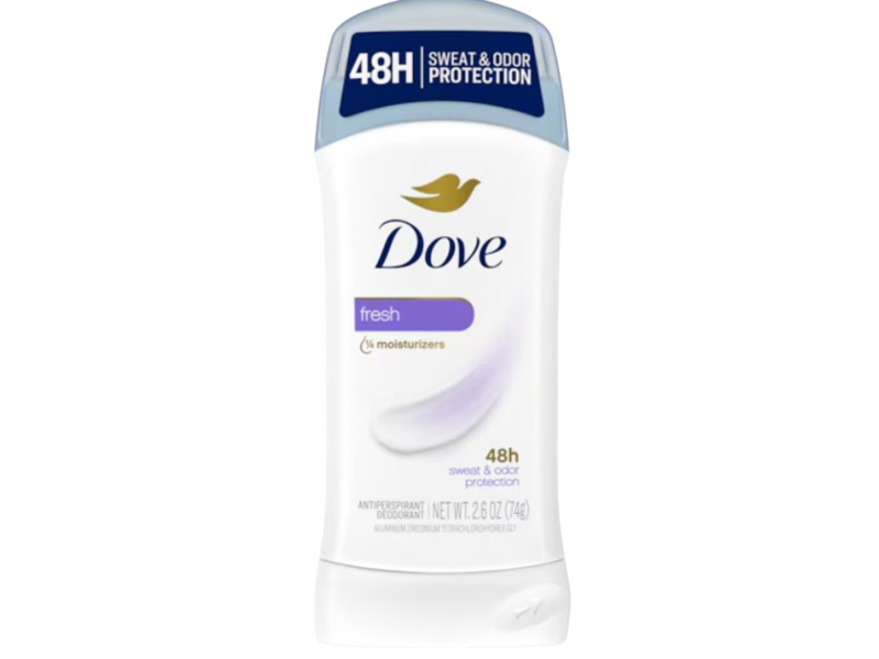 Dove Invisible Solid Deodorant, Fresh, 2.6 oz/74 g