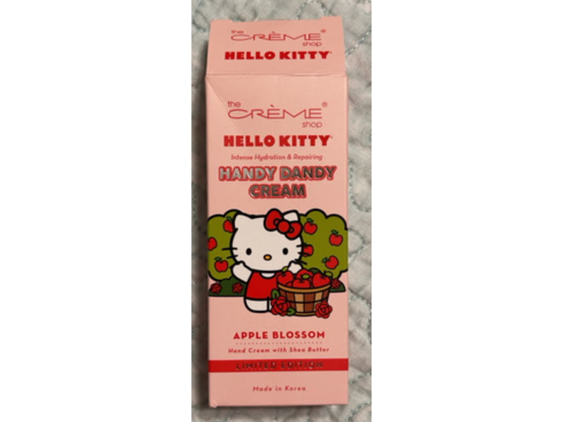 The Crème Shop Hello Kitty Handy Dandy Cream, Apple Blossom, 1.69 fl oz/50 mL