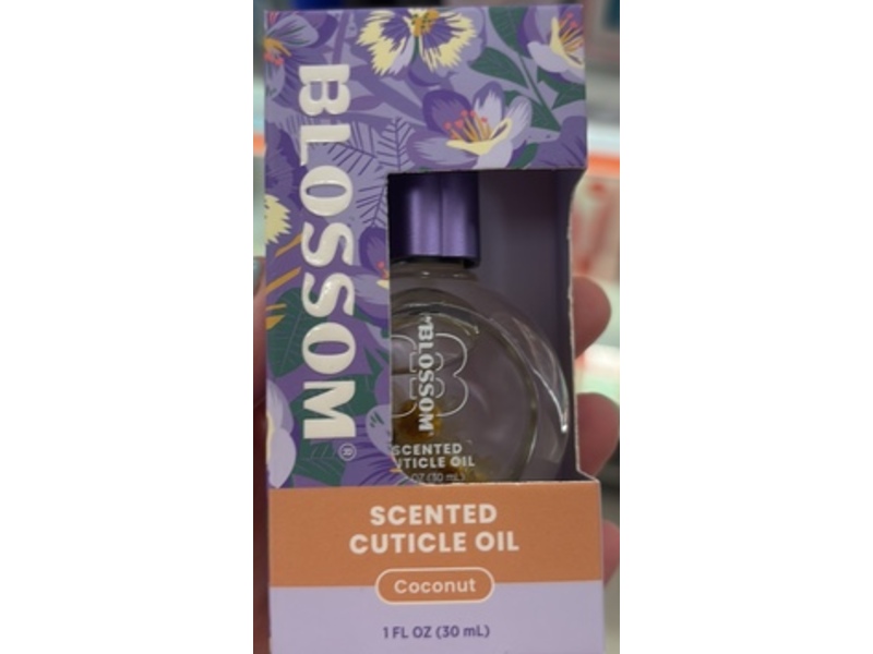 Blossom Cuticle Oil, Coconut, 0.92 fl oz/30 mL