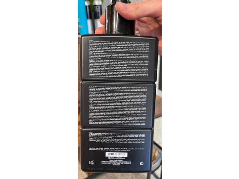 Keune Developer Cream Tinta Color & So Pure Color, 10 Vol, 33.8 fl oz/1000 mL