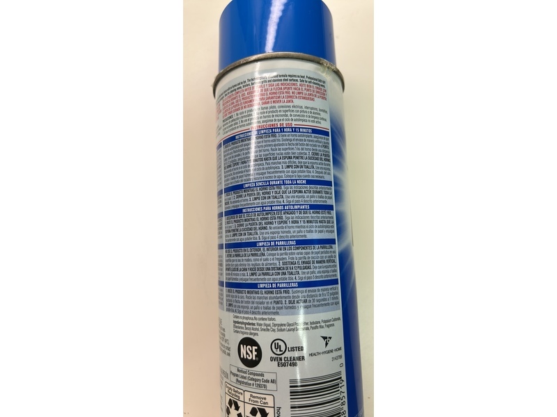 Easy-Off Fume Free Oven Cleaner Spray, Lemon, 24 oz