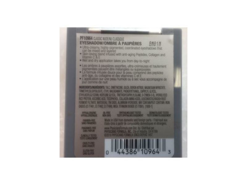 Physicians Formula The Healthy Eyeshadow, Classic Nude, 0.21 oz/6 g