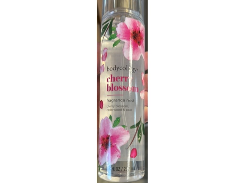 Bodycology Fragrance Body Mist, Cherry Blossom, Cedarwood & Pear, 8 fl oz/237 mL
