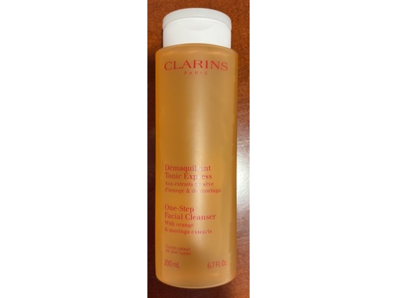 Clarins One-Step Facial Cleanser, Orange & Moringa Extracts, 6.7 fl oz/200 mL