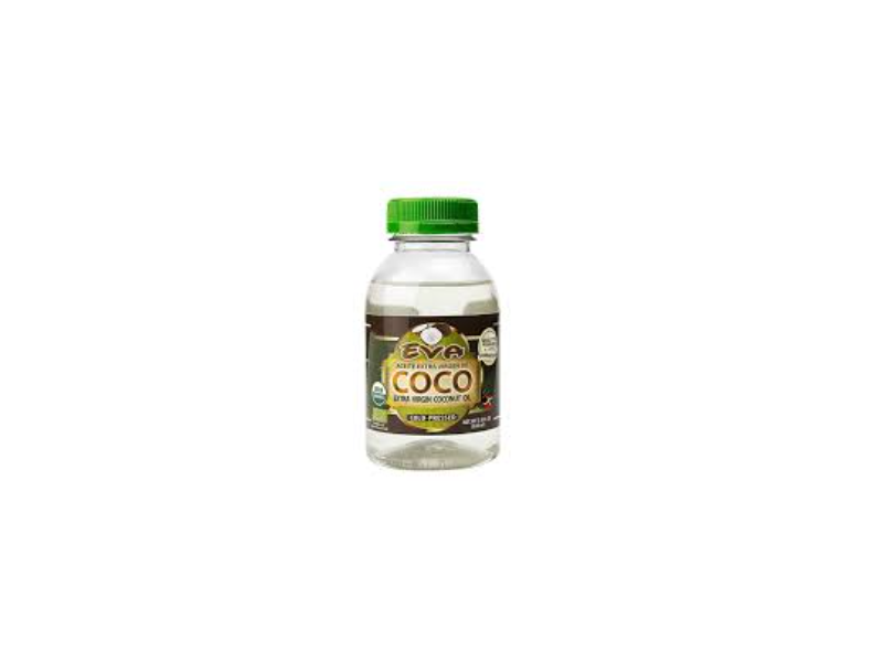 Eva Coco Extra Virgin Cold Pressed Coconut Oil, Vitamin E, 5 oz/147.8 mL