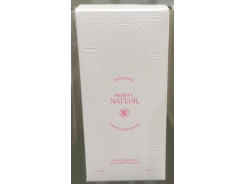 Agent Nateur Holi (stick) Natural Deodorant, Tarte Tropezienne, 2.5 fl oz/7.5 mL