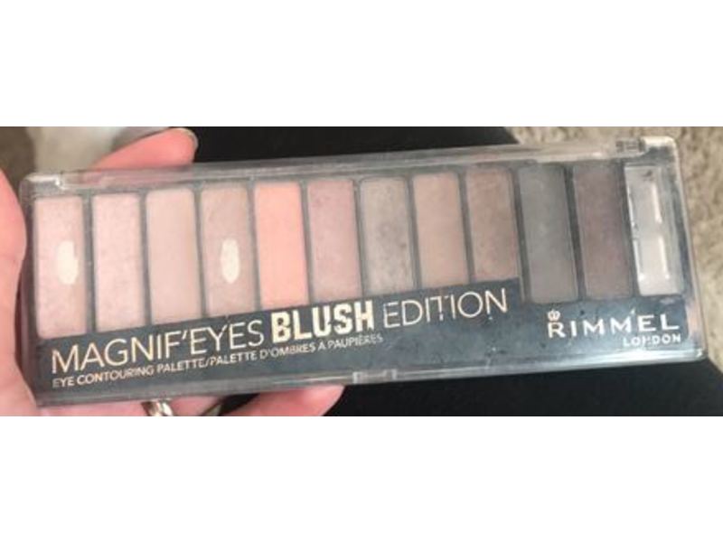 Rimmel Magnif'Eyes Contouring Palette, 002 Blush Edition, 0.499 oz/14.16 g