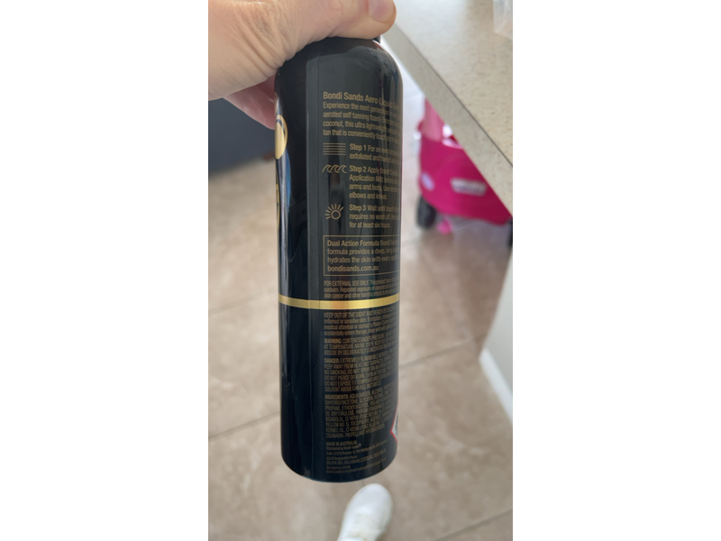 Bondi Sands Aero Aerated Liquid Gold Self Tanning Foam, 7.61 fl oz (225 mL)