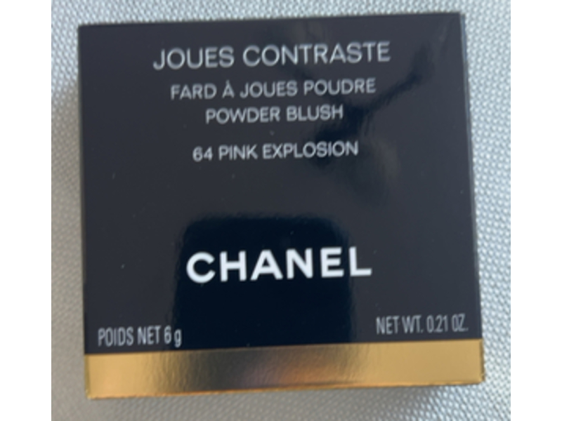 Chanel Powder Blush, 64 Pink Explosion, 0.21 oz/6 g
