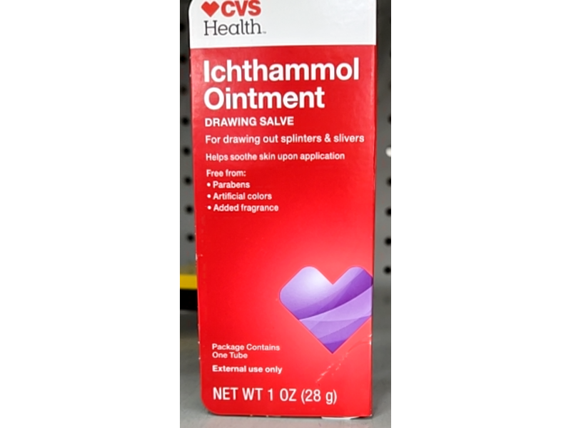 CVS Health Drawing Salve Ichthammol Ointment, 1 oz/28 g