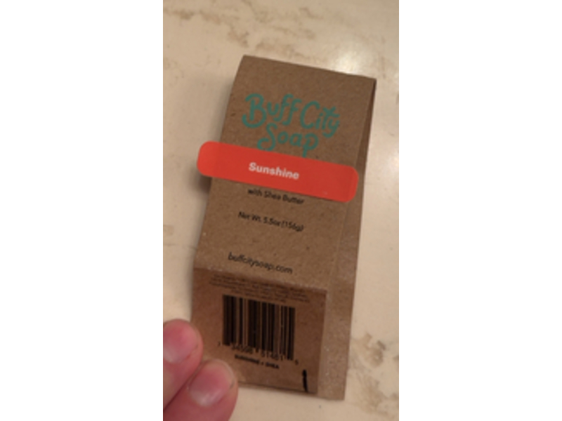 Buff City Bar Soap, Sunshine & Shea Butter, 5.5 oz/156 g