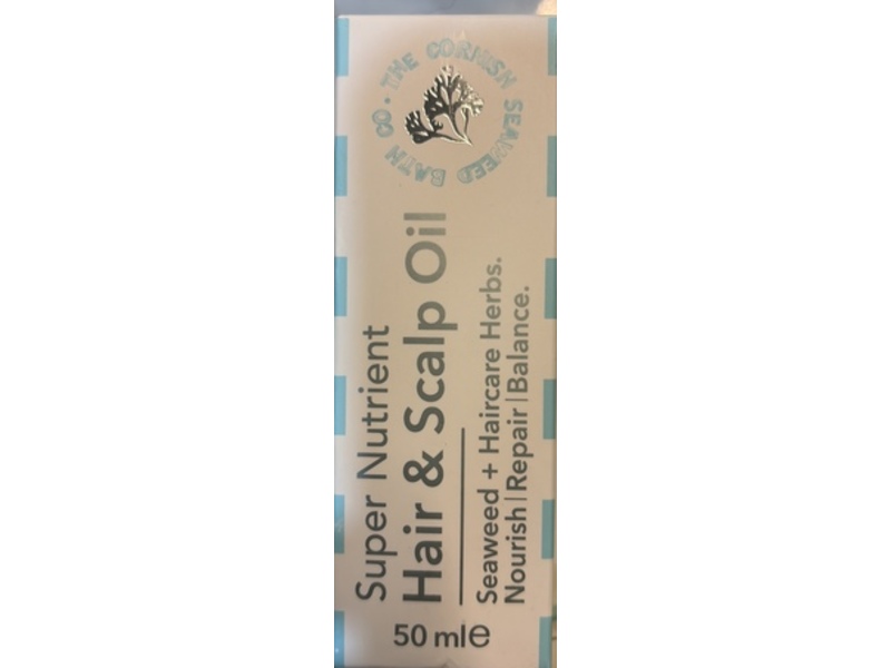 The Cornish Seaweed Bath Co. Super Nutrient Hair & Scalp Oil, 50 mL