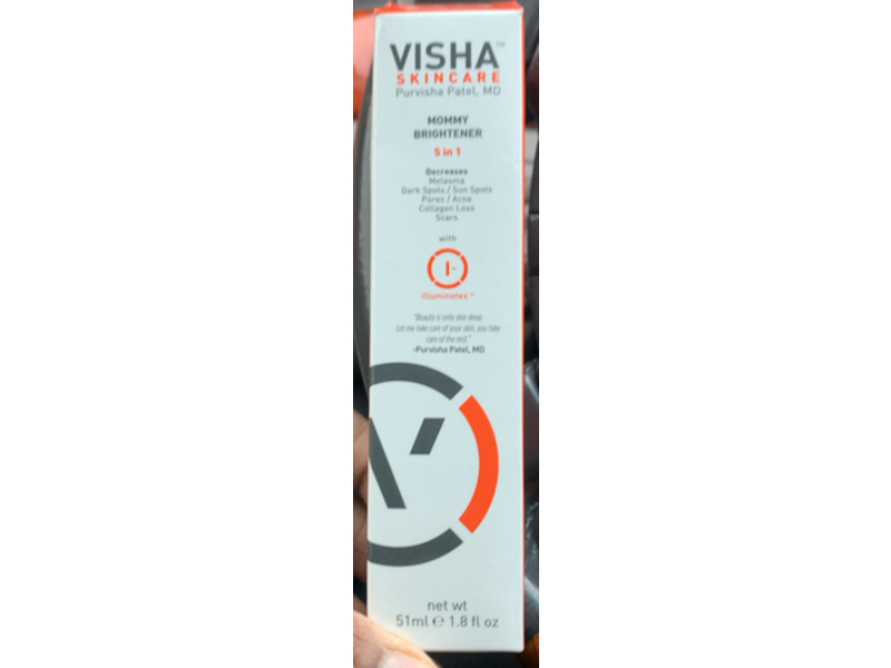 Visha Skincare 5 In 1 Mommy Brightener, Illuminotex, 1.8 fl oz/51 mL