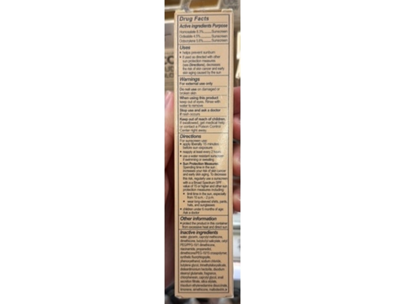 it Cosmetics CC+ Nude Glow Skin Tint, Deep Honey, SPF 40, 1.08 fl oz/32 mL
