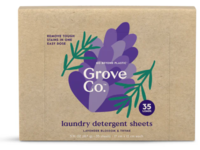Grove Co. Laundry Detergent Sheets, Lavender Blossom & Thyme, 35 Loads, 5.91 oz/167 g, 35 Count - Image 2