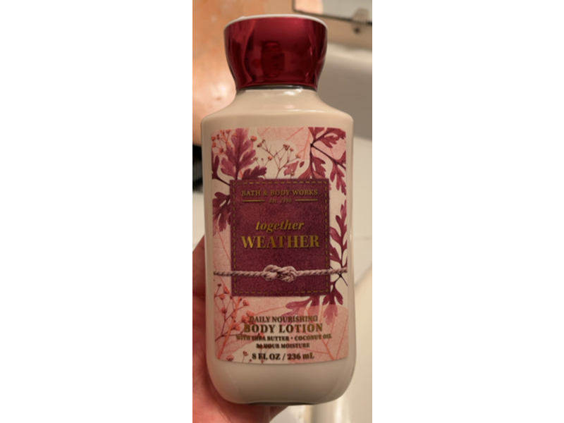 Bath & Body Works Daily Nourishing Body Lotion, Together Weather, 8 fl oz/236 mL