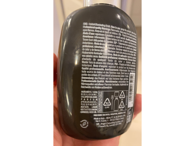 Alfaparf Milano Semi Di Lino Sublime Cristalli Spray, 4.23 fl oz/125 mL