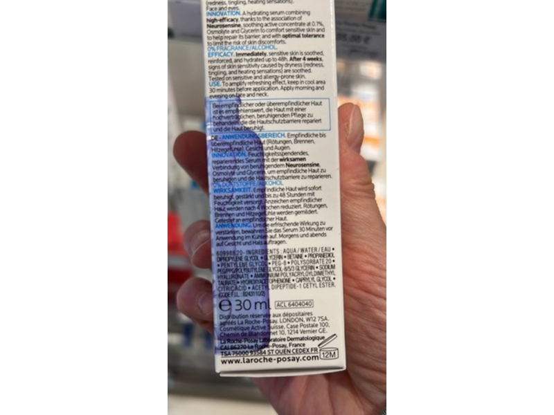 La Roche-Posay Toleriane Serum, 1 fl oz/30 mL