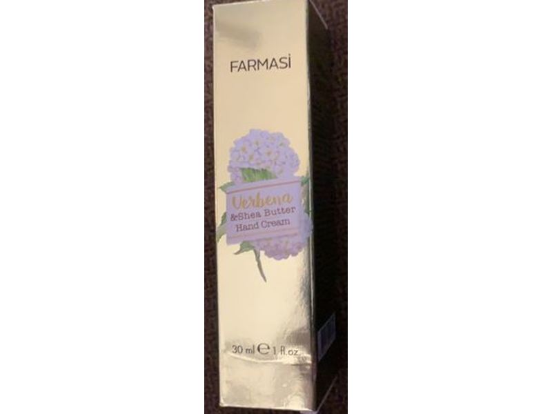 Farmasi Verbena & Shea Butter Hand Cream, 1 fl oz/30 ml