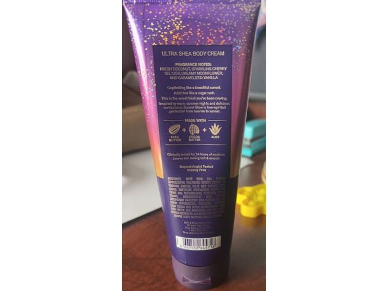 Bath & Body Works Sunset Glow Body Cream, 8 oz/226 g