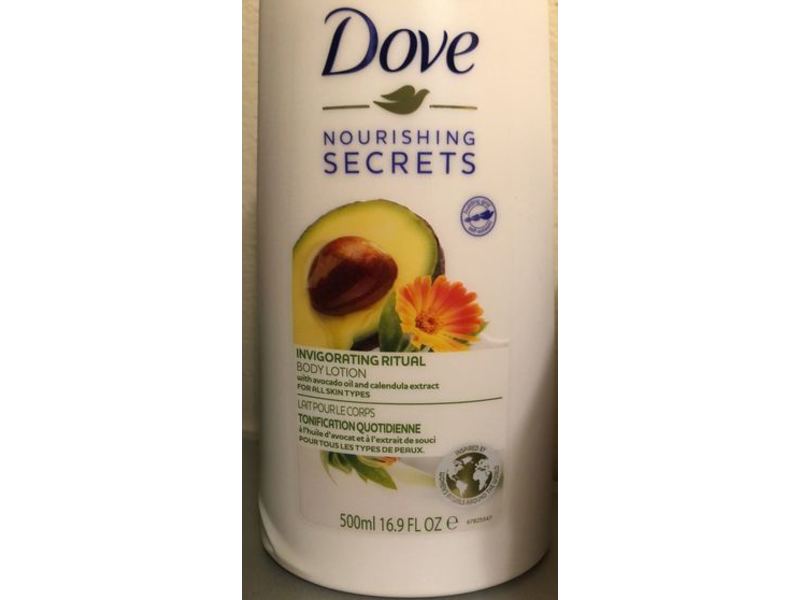 Dove Nourishing Secrets Invigorating Body Lotion, 16.9 fl oz/500 mL