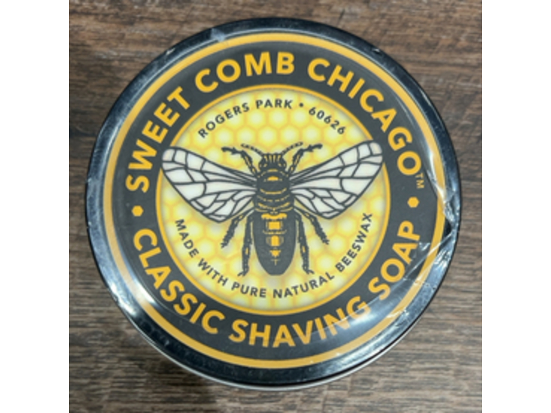 Sweet Comb Chicago Classic Shaving Soap, 4 oz/113 g