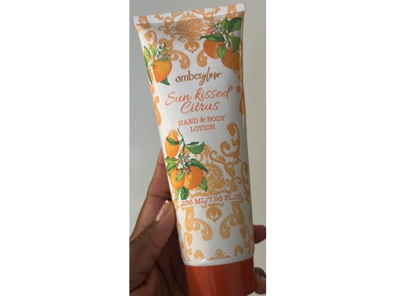 Amber Glow Hand & Body Lotion, Sun Kissed Citrus, 7.98 fl oz/236 mL