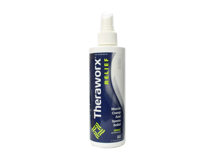 Theraworx Relief Muscle Cramp & Spasm Relief Spray, 7.1 fl oz/210 mL
