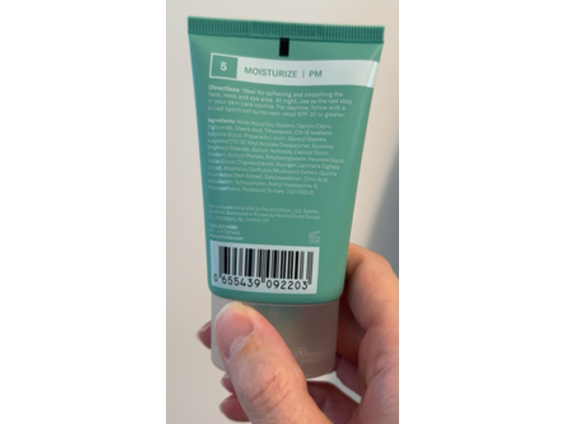 Paula's Choice Calm Rescue & Repair Weightless Moisturizer, Hexapeptide-8+Glycogen, 2 fl oz/60 mL