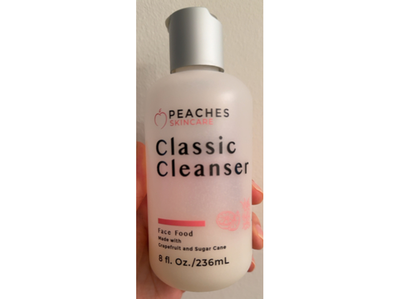 Peaches Skin Care Classic Cleanser, 8 fl oz/236 mL