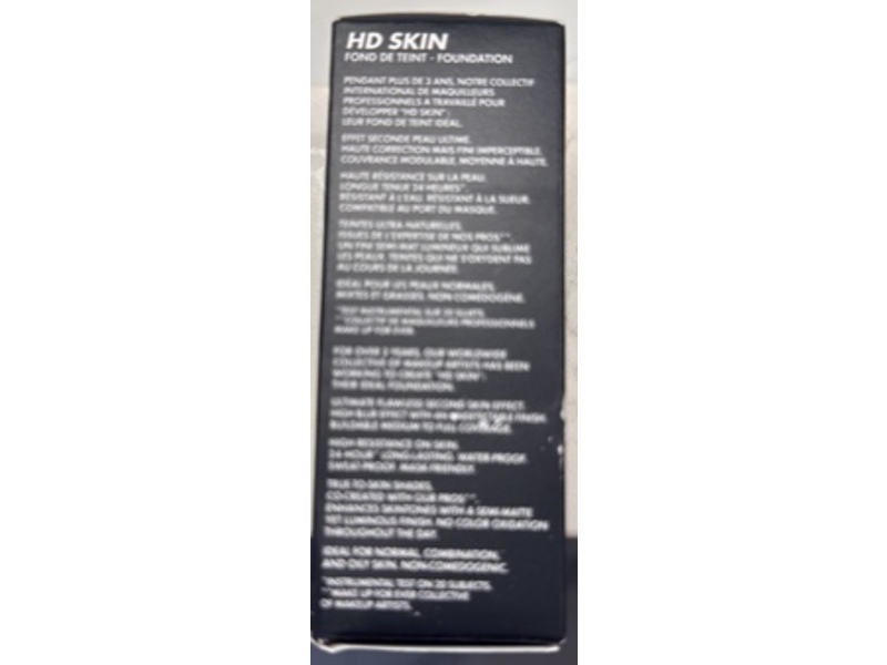 Make Up Forever HD Skin Undetectable Stay-True Foundation, Cool Ivory, 1.01 fl oz/30 mL