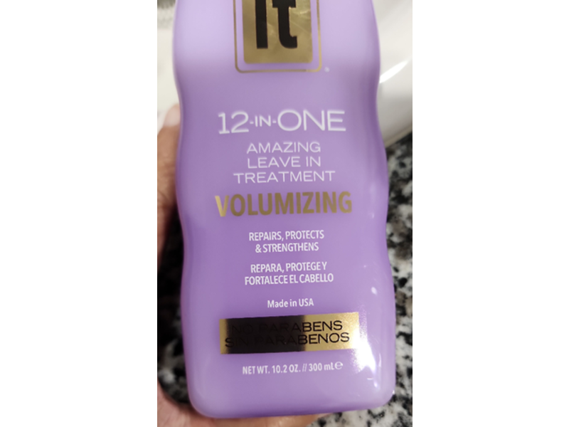 It Haircare 12-in-One Volumizing Leave In Treatment, 10.2 oz/300 mL