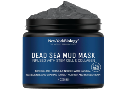 New York Biology Dead Sea Mud Mask, Stem Cell and Collagen, 4 oz/113 g