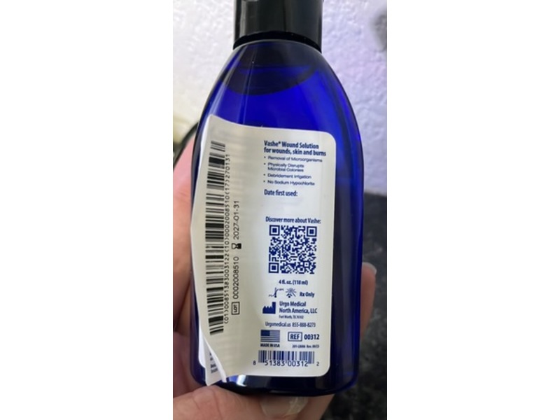 Vashe Wound Solution, 4 fl oz/118 mL